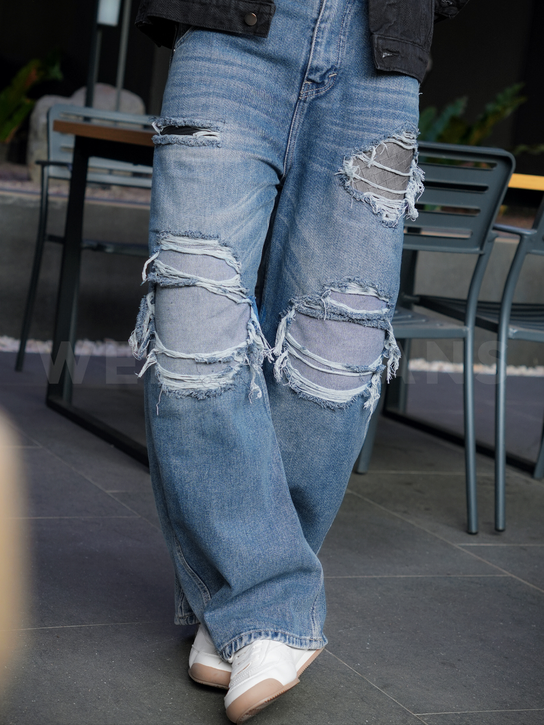 Weird Jeans - Baggy Barrel Rough Blue - Image 7